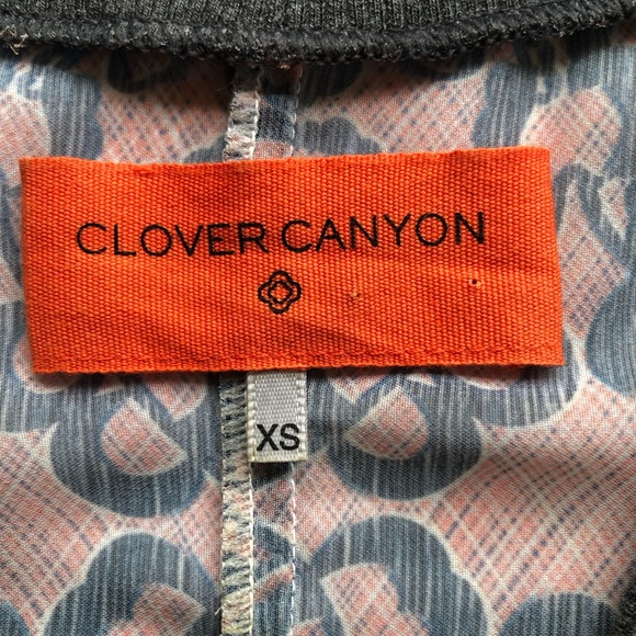 Clover Canyon Printed Long Sleeves Blouse Women’s Size XS Multicolored Floral - Picture 7 of 16